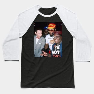 Peewee Herman and Fat Boys with M.r T 1985 Memories Baseball T-Shirt